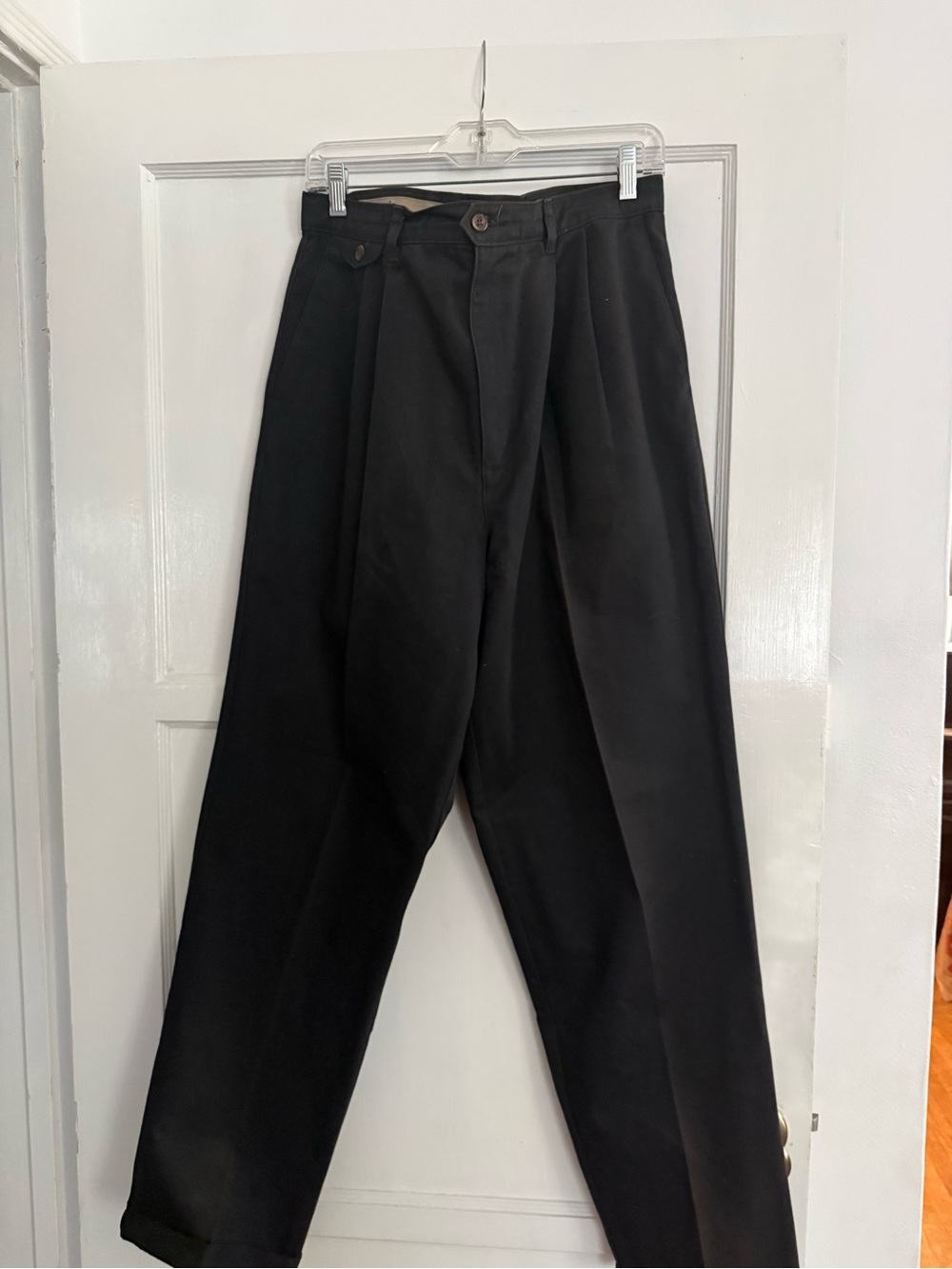 Dockers Black Pleated Dress Trousers